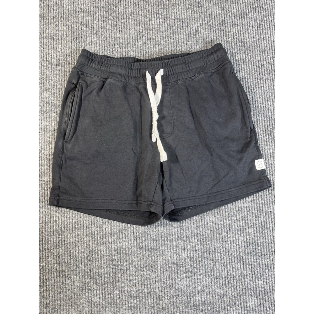 Maamgic Men's‎ Sweat Shorts, Black, Drawstring, Pockets, Elastic Waist